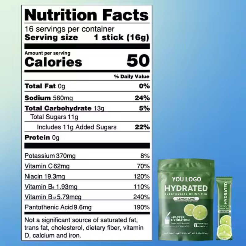 Pre Workout Powder Factory - Electrolyte Energy Drink