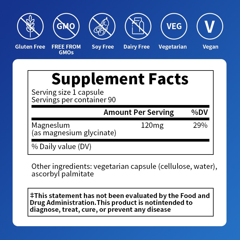 Magnesium Capsules Factory - Food Grade Bone Joint