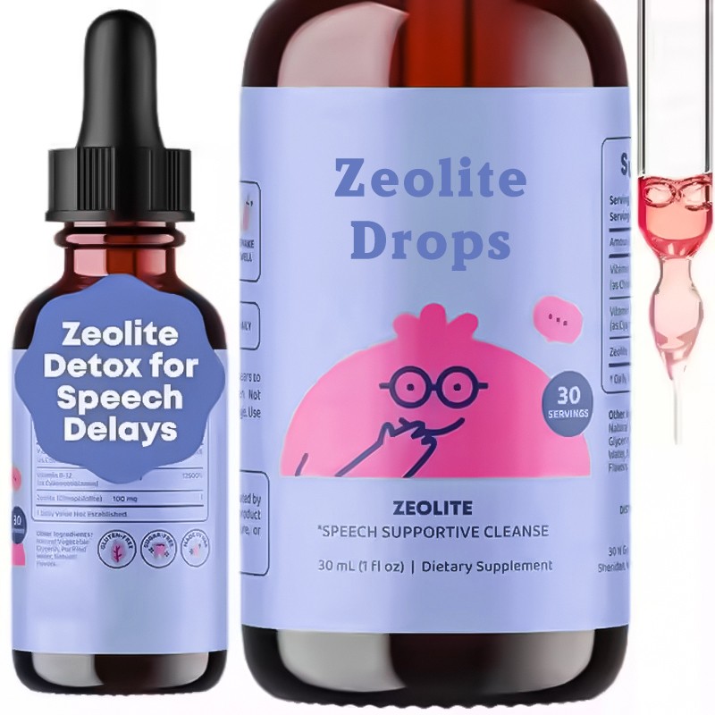 Zeolite Liquid Drops Supplier - Kids Speech Support Cleanse