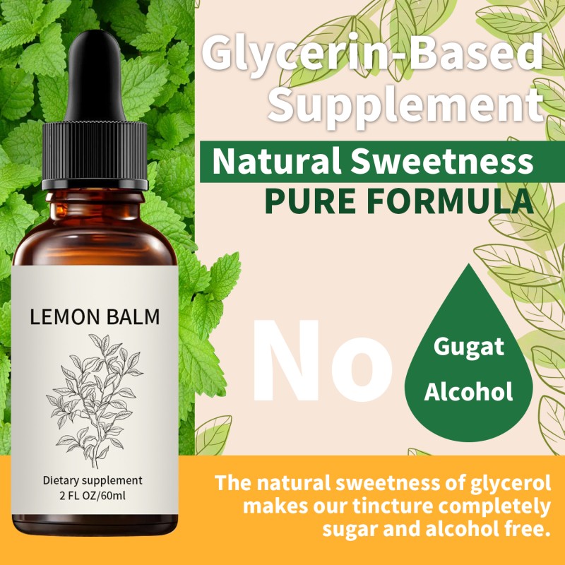 Lemon Balm Drops Supplier - Private Label Organic Extract