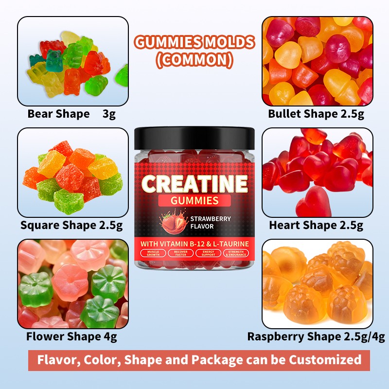 Creatine Gummies Factory - Monohydrate Pre Workout