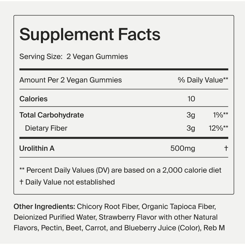 Urolithin A Gummies Manufacturer - Cellular Renewal Longevity