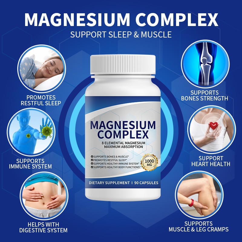 Magnesium Capsules Supplier - Night Cramps Sleep Support