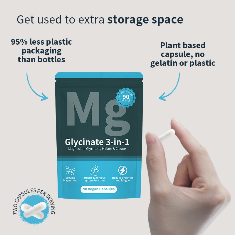 Magnesium Glycinate Factory - 3 in 1 GMP Certified