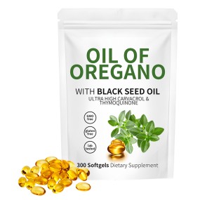Oregano Oil Softgels Manufacturer - Black Seed Oil 300mg