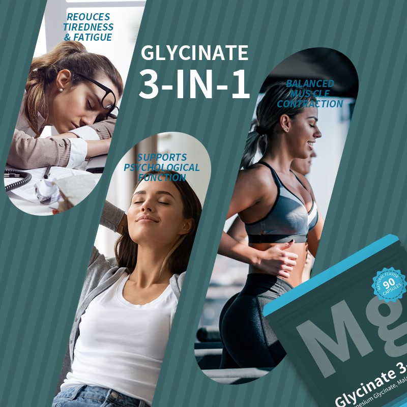 Magnesium Glycinate Factory - 3 in 1 GMP Certified