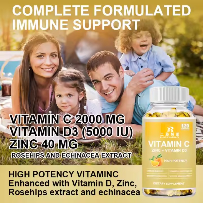 Children Vitamin Softgels Manufacturer - C Zinc D3 Complex