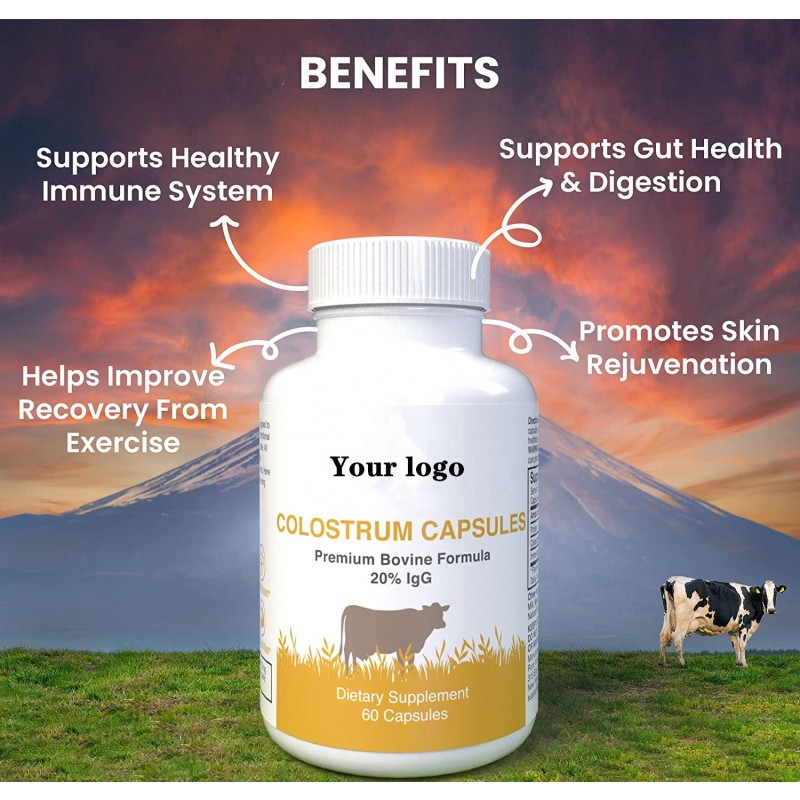Protein Softgel Manufacturer - Bovine Colostrum Soft Capsule