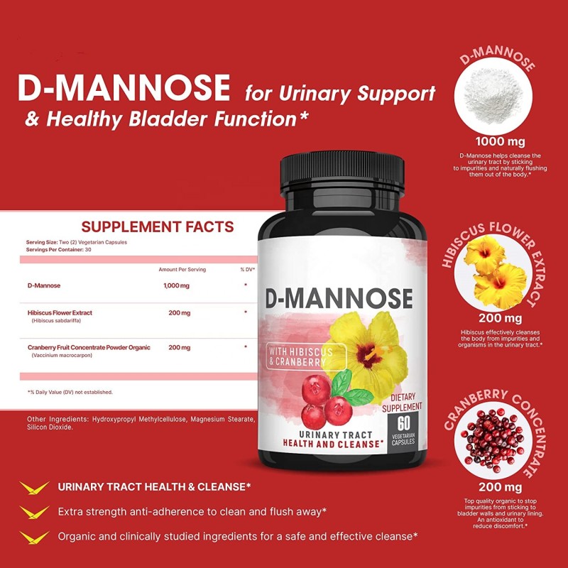 D-Mannose Capsule Supplier - Urinary Tract Support