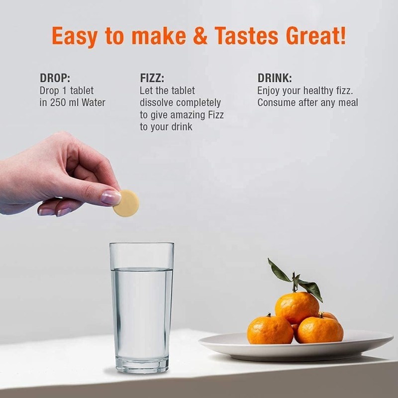 Vitamin C Tablet Factory - 1000mg Effervescent Tablet OEM