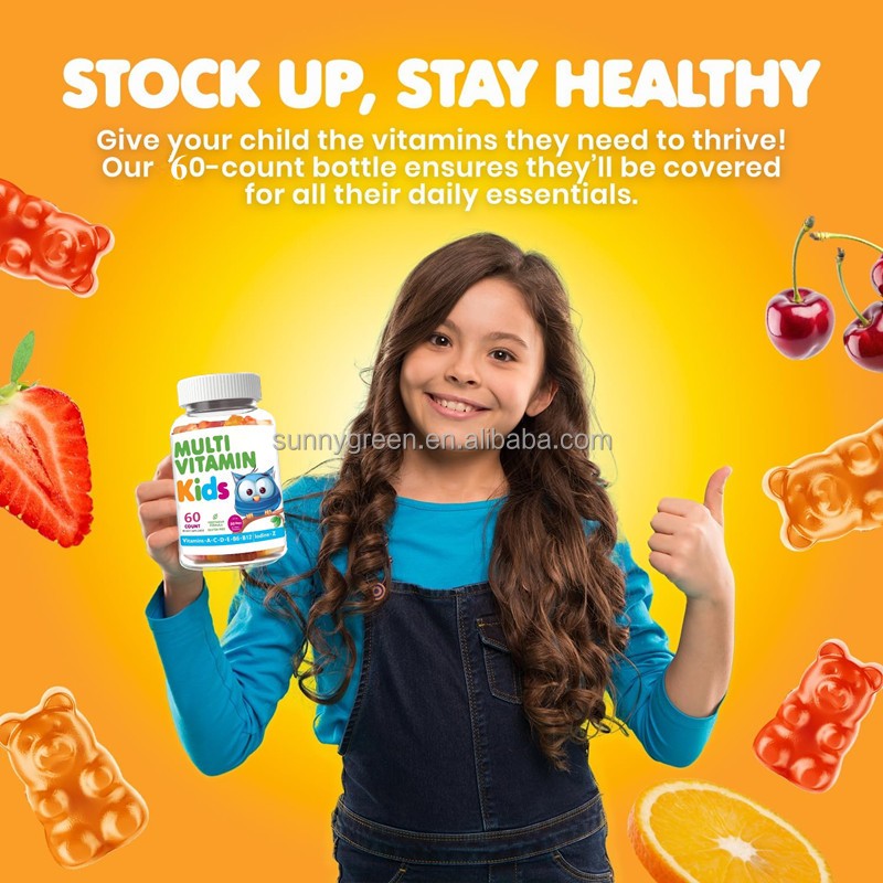 Kids Gummy Vitamins Factory - Children Multivitamin OEM