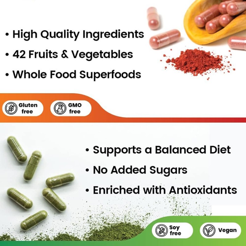 Superfood Capsules Manufacturer - Fruit Vegetable Dietary Fiber