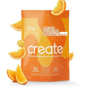 Creatine Monohydrate Gummies Factory - 1.5g Anti Melting Orange