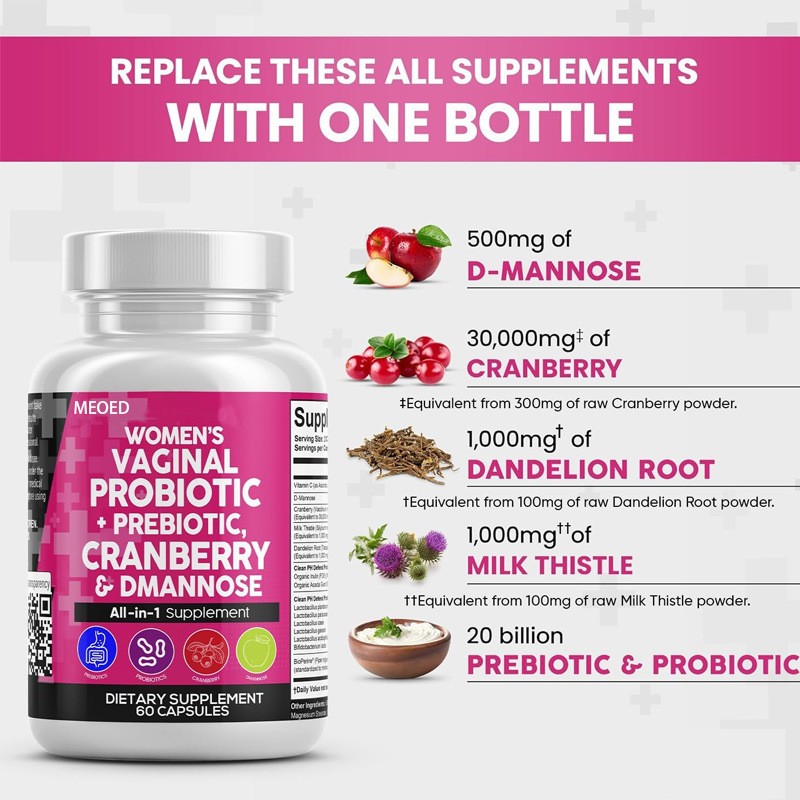 Women Probiotic Supplement Manufacturer - 20 Billion Cranberry