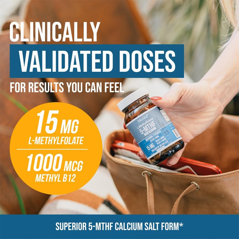 Methyl Folate Capsules Factory - 15mg Methyl Complex B12