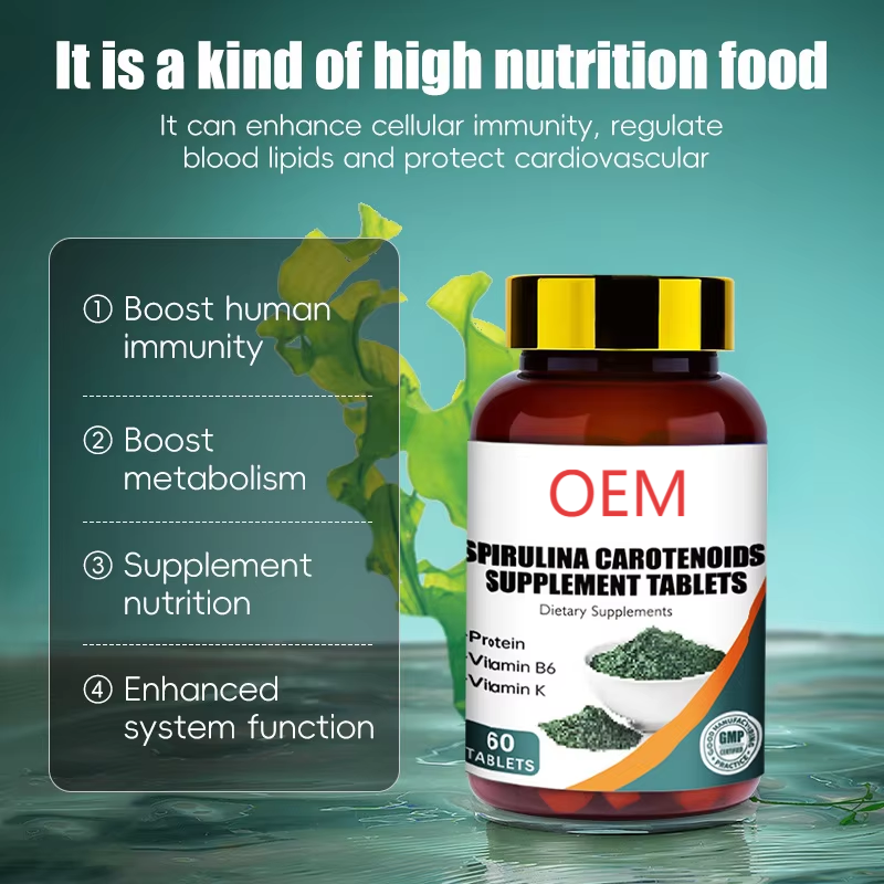 Antioxidant Tablets Supplier - Carotenoids Spirulina Vitality