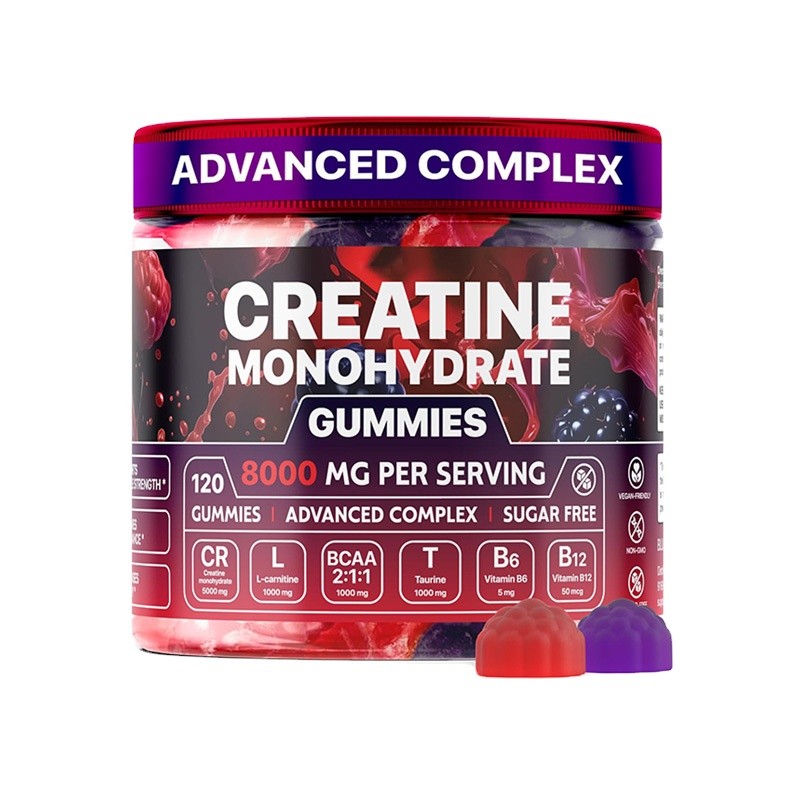 Creatine Monohydrate Gummies Supplier - Fruity Energy Muscle