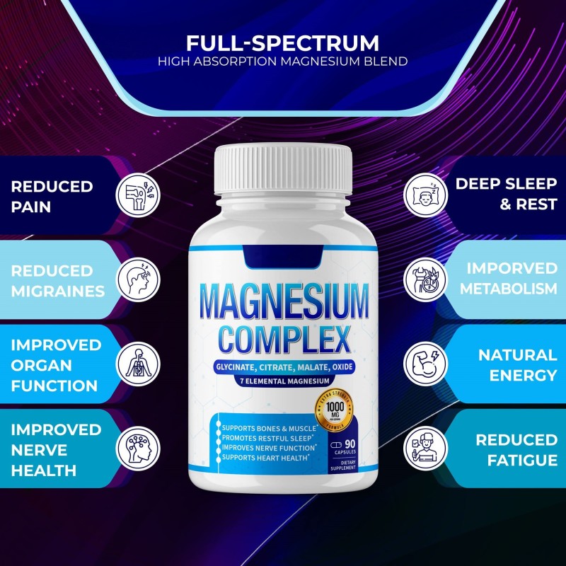 Magnesium Complex Capsules Supplier - Citrate Sleep Relaxation
