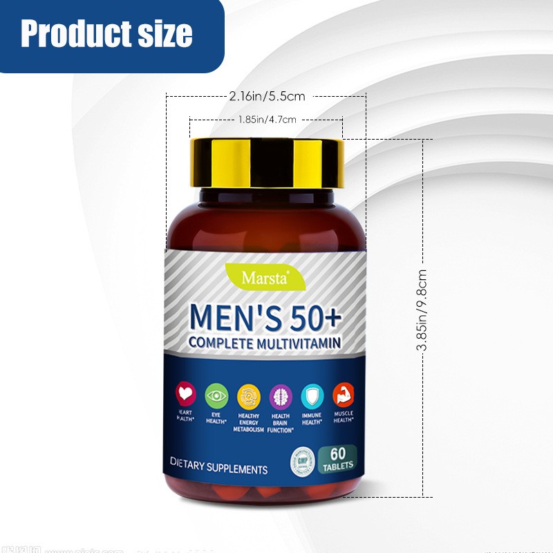 Men Multivitamin Tablets Factory - 50+ Complete Nutrition
