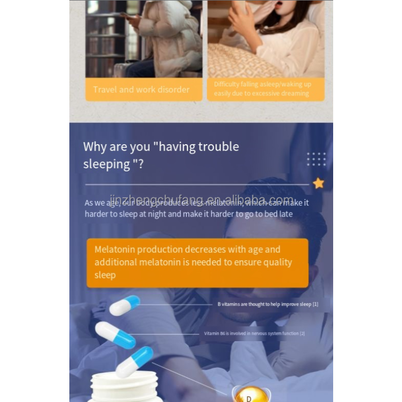 Melatonin Soft Capsules Manufacturer - Sleep Aid Adult Supplement