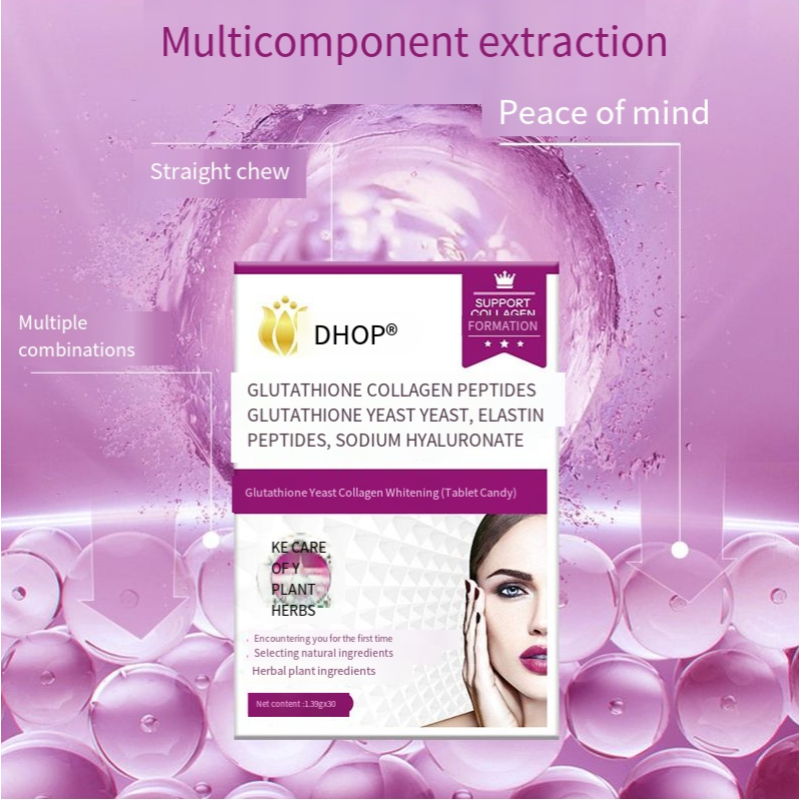 Glutathione Tablets Manufacturer - Collagen Peptide Yeast Candy