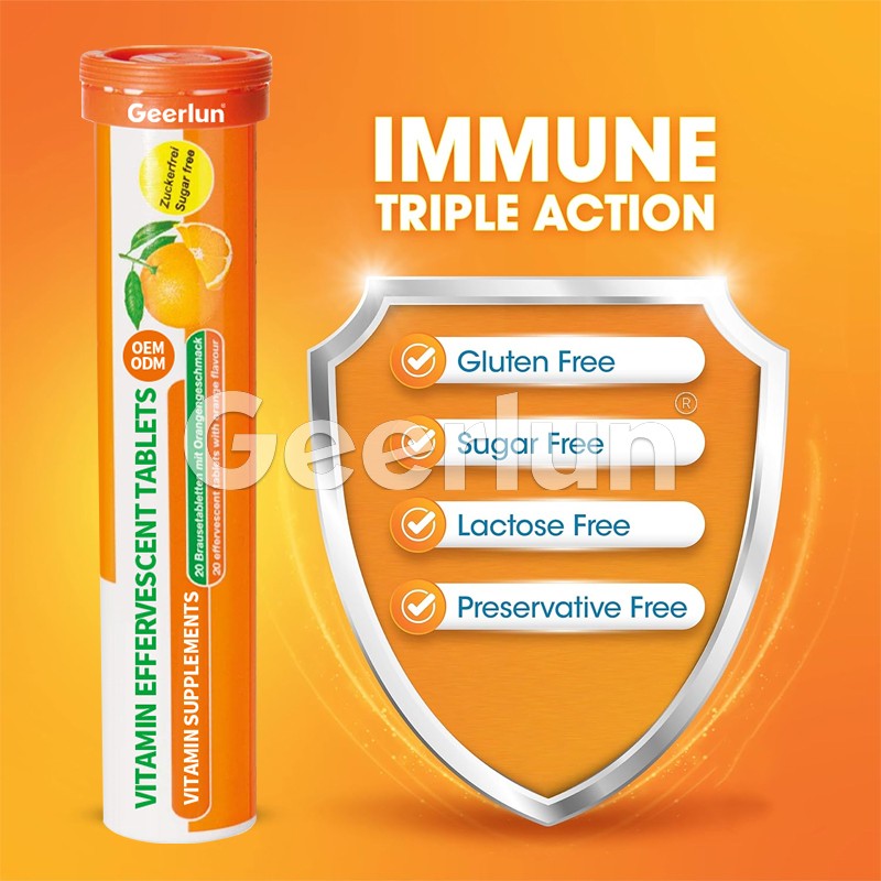 Multivitamin Effervescent Tablets Factory - Metabolism Immune Boost