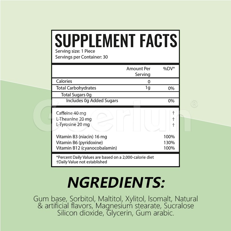 Energy Focus Gum Manufacturer - Natural L-Theanine Boost