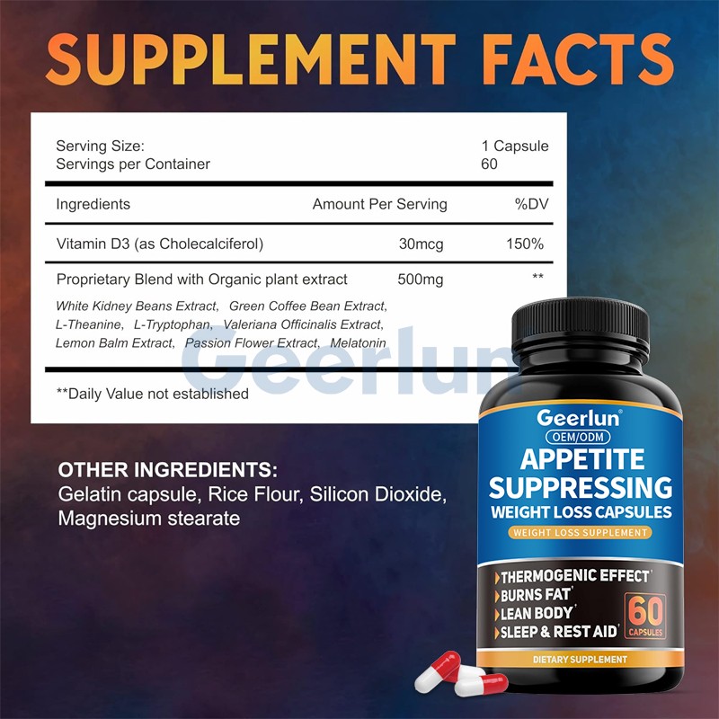 Fat Burner Capsules Manufacturer - Hot Sale Appetite Suppressant