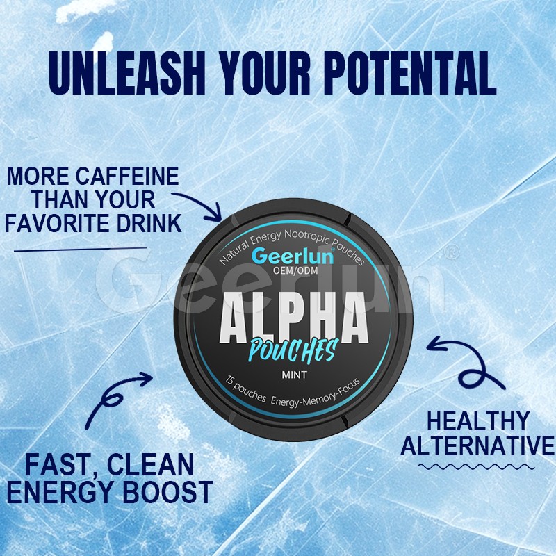 Guarana Energy Pouches Factory - Natural Caffeine Nootropic Focus