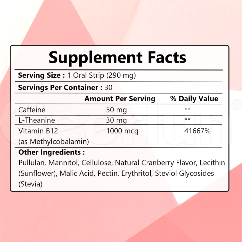 Energy Oral Strips Factory - Mental Clarity Focus Dissolving