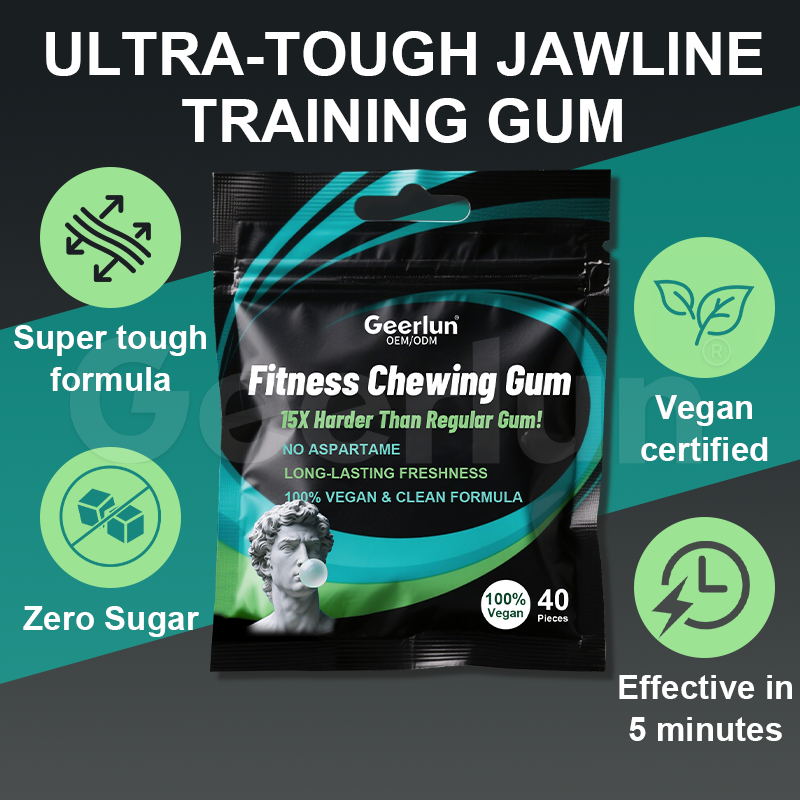 Jawline Gum Supplier - Ultra Hard Facial Fitness Custom