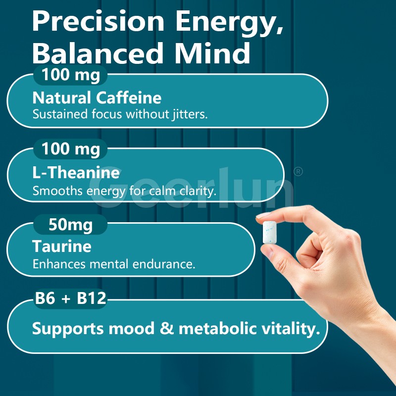 Caffeine Chewing Gum Factory - Natural Nootropic Energy Focus