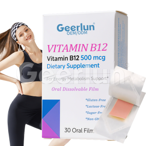 Vitamin B12 Oral Strips Factory - Fruit Flavor Energy Mint