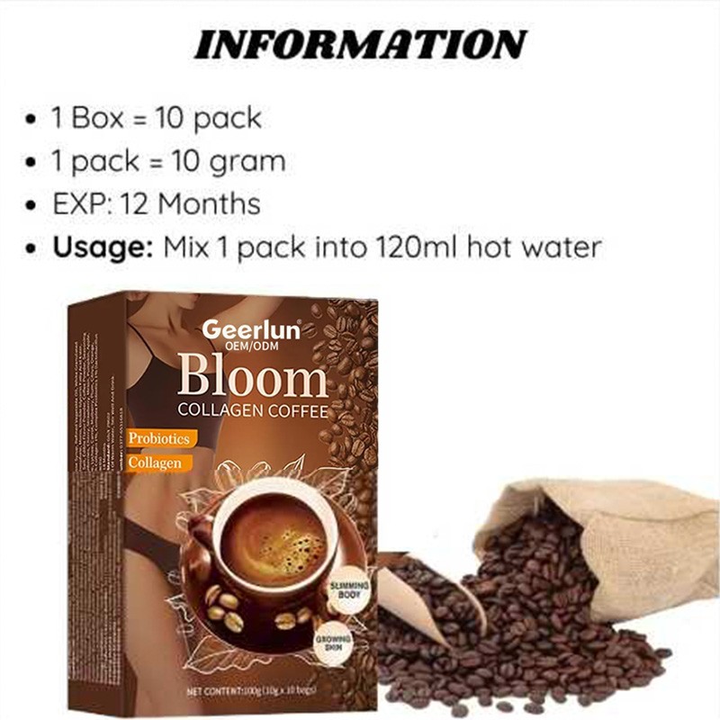 Collagen Coffee Powder Supplier - Natural Skin Whitening
