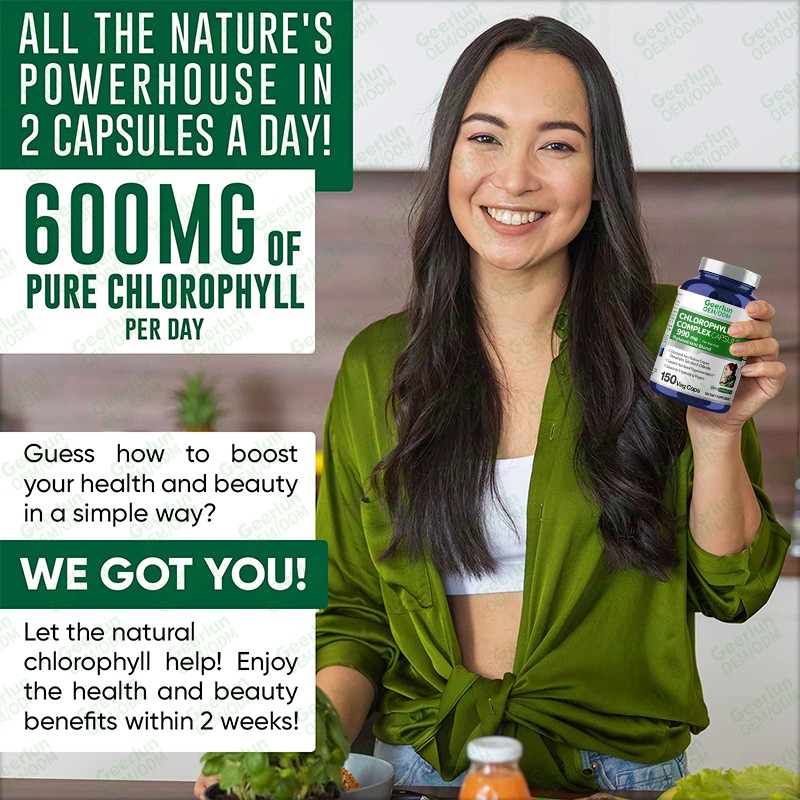 Immune Booster Capsules Supplier - Chlorophyll Energy Levels