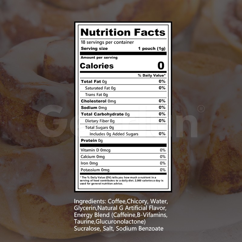 Vitamin Energy Pouches Factory - Sugar Free Focus Enhance