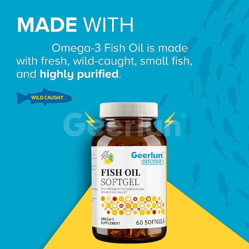Omega 3 Softgels Factory - Natural Immune Health Herbal