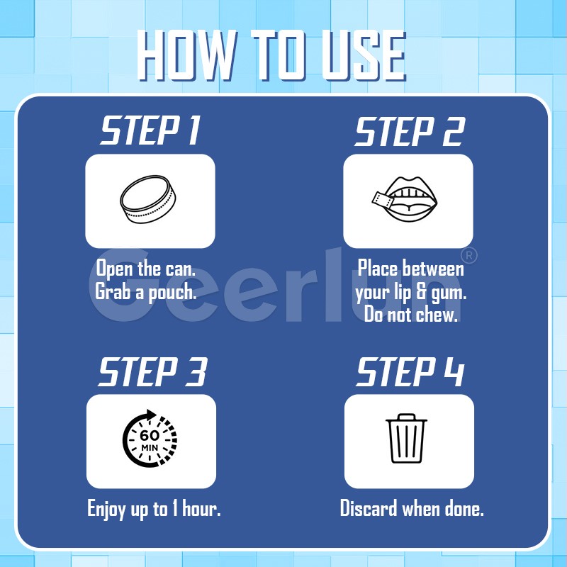 Caffeine Pouches Factory - Natural L-Theanine Focus Enhance