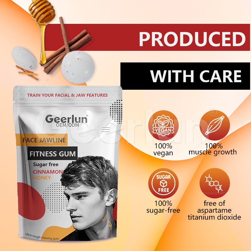 Jawline Chewing Gum Factory - Sugar Free Facial Exercise
