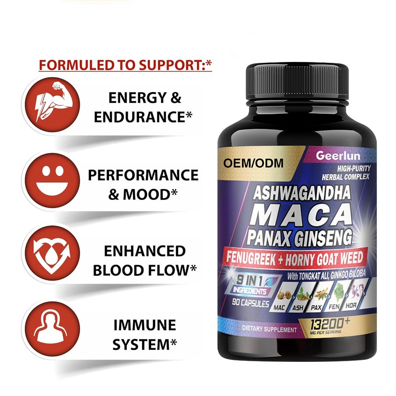 Maca Capsules Factory - Strength Vitality Energy Boost