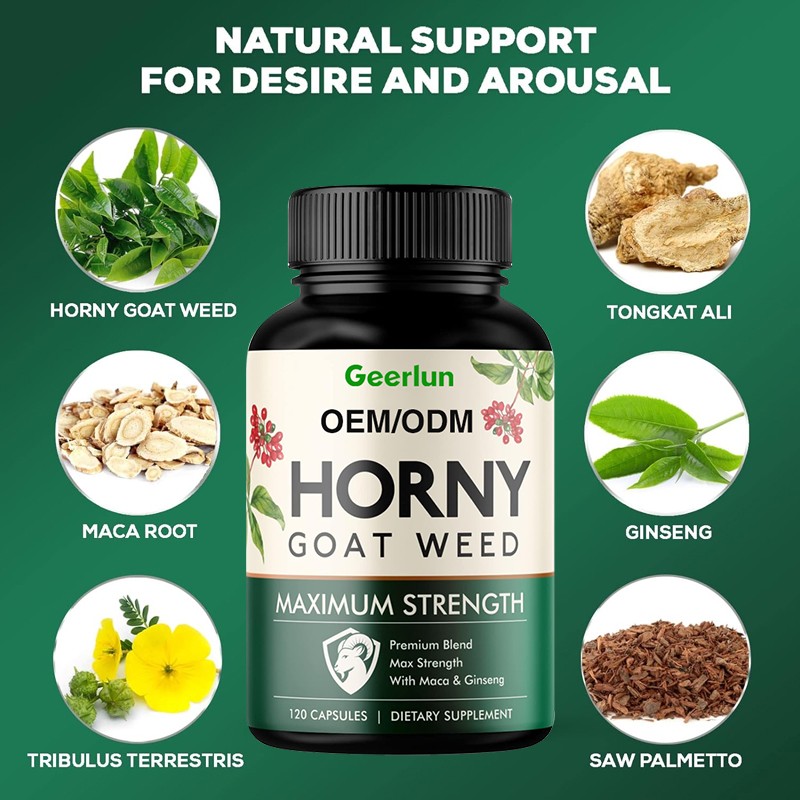 Horny Goat Weed Capsules Manufacturer - Organic Hormone Balance