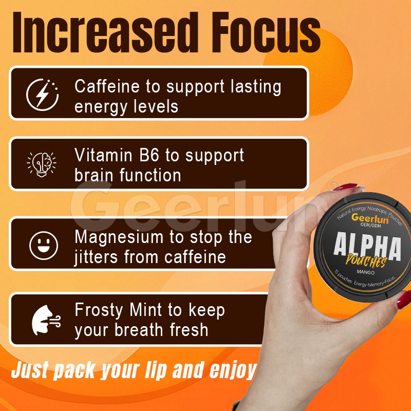 Energy Powder Sachets Supplier - Natural Cognitive Booster