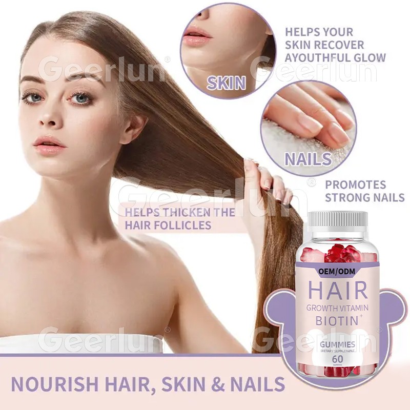 Collagen Gummies Factory - Biotin Hair Skin Nail Custom