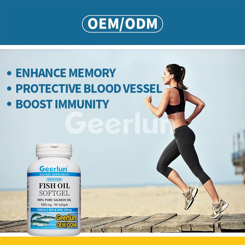 Omega 3 Softgels Supplier - Brain Memory Immunity Fish