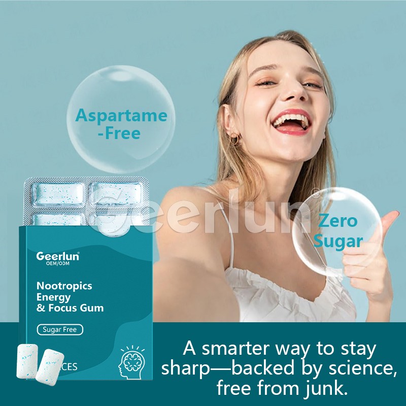 Caffeine Chewing Gum Factory - Natural Nootropic Energy Focus
