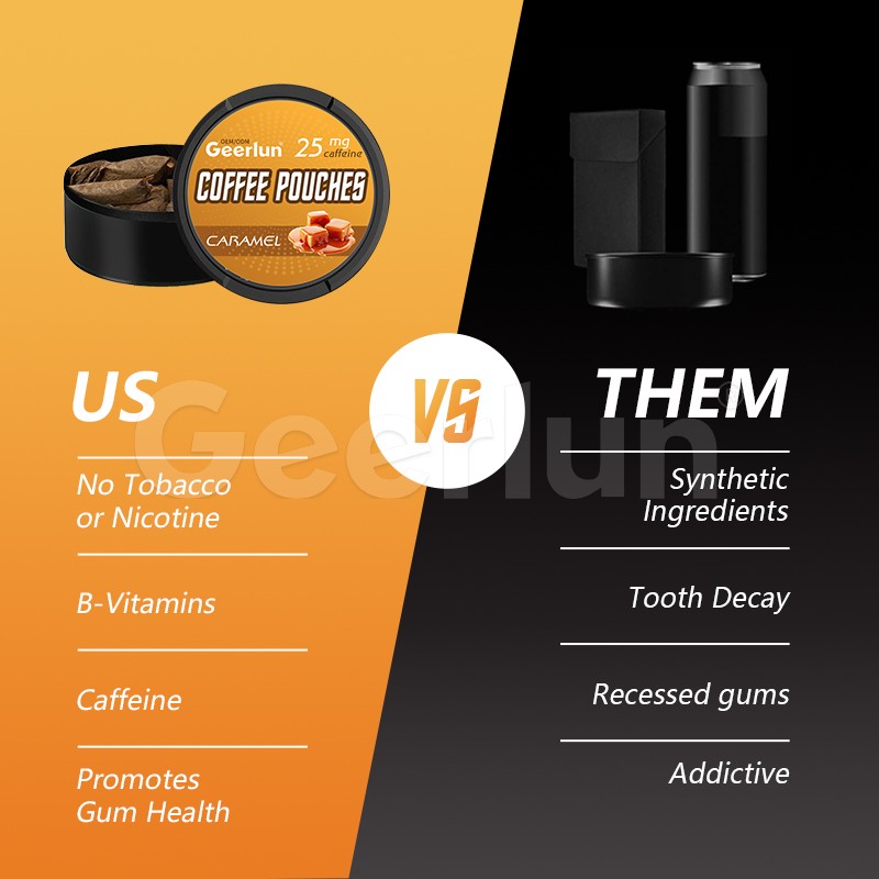 Coffee Pouches Manufacturer - 25mg Caffeine Alternative