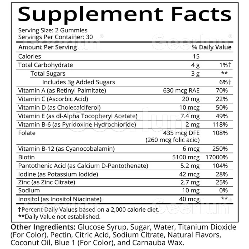 Collagen Gummies Factory - Biotin Hair Skin Nail Custom