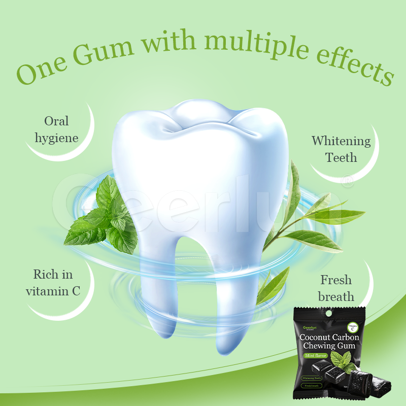 Teeth Whitening Gum Supplier - Coconut Charcoal Fresh Breath