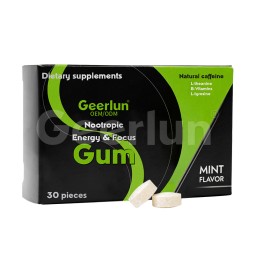 Caffeine Chewing Gum Supplier - L-Theanine Energy Focus