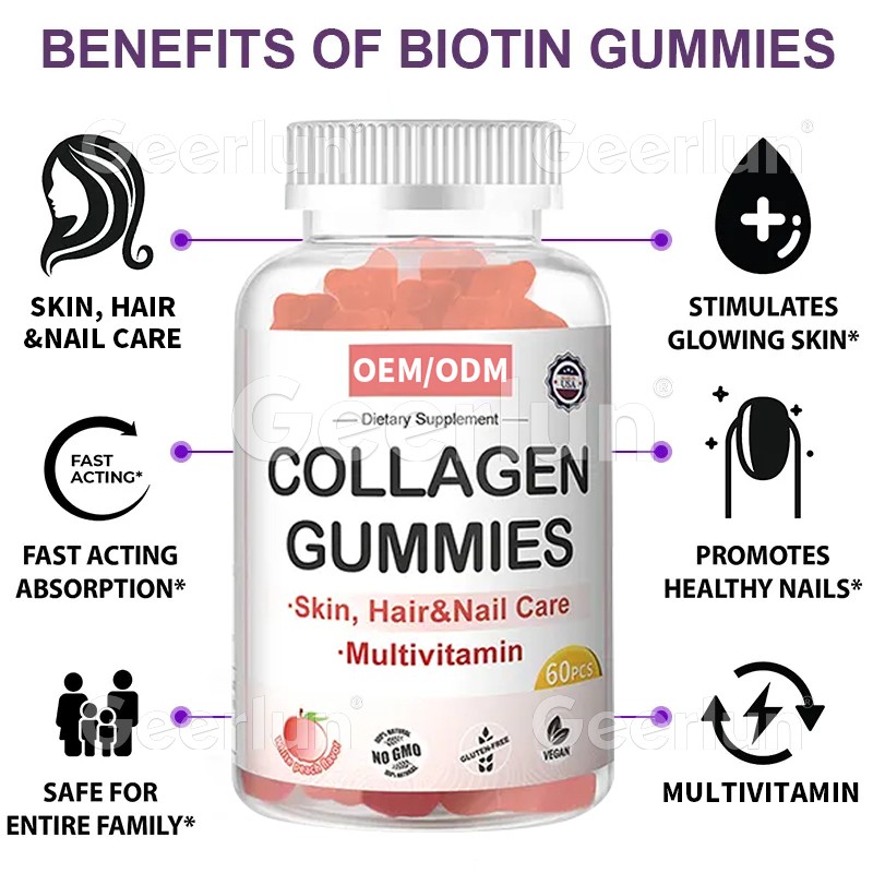 Skin Whitening Gummies Factory - Multivitamin Collagen Beauty